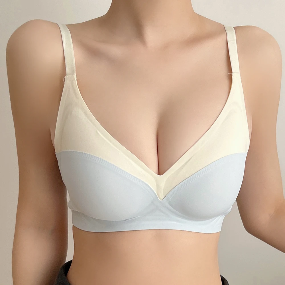 New Sexy Seamless Lingerie Wireless Brassiere  Women's Underwear Bra Fashion Soft Intimates Minimizer Bralette CropTop