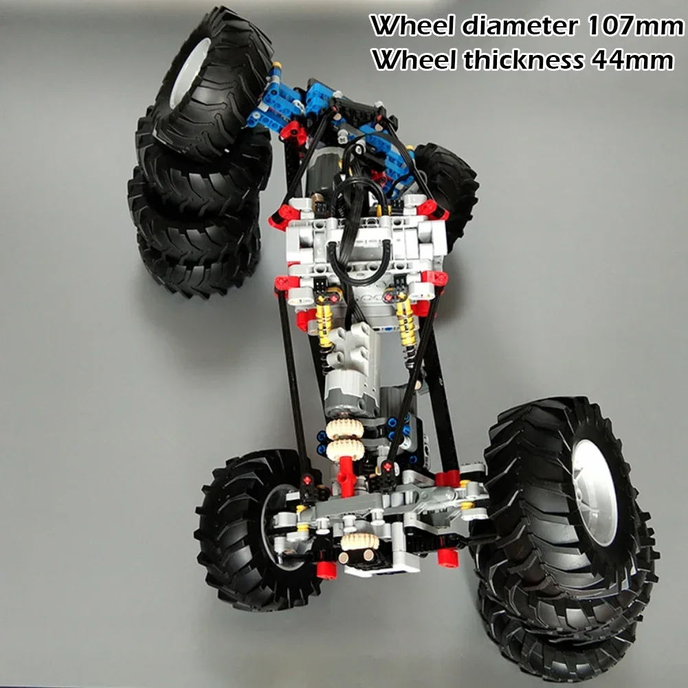 MOC 4WD RC Car Chassis Kit Drive Climbing Car Off-Road with Suspension 8CH APP Remote Control 8882 Technical part For legoeds