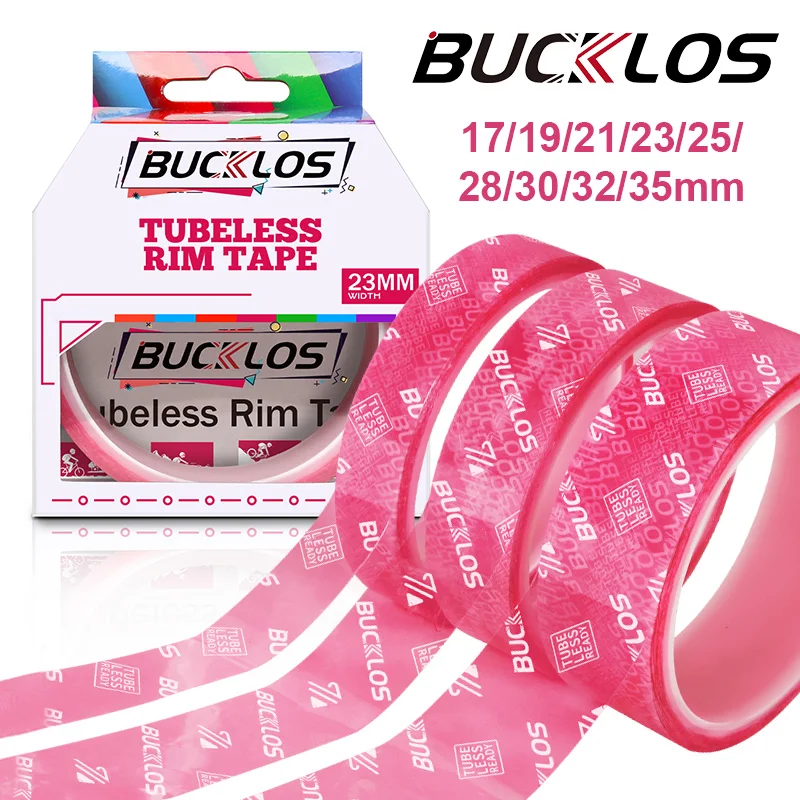 BUCKLOS 자전거 튜브리스 테이프 MTB 튜브리스 타이어 라이너 자전거 림 스트립 내마모성 휠 RimTape 17/19/21/23/25/28/30/32/35mm