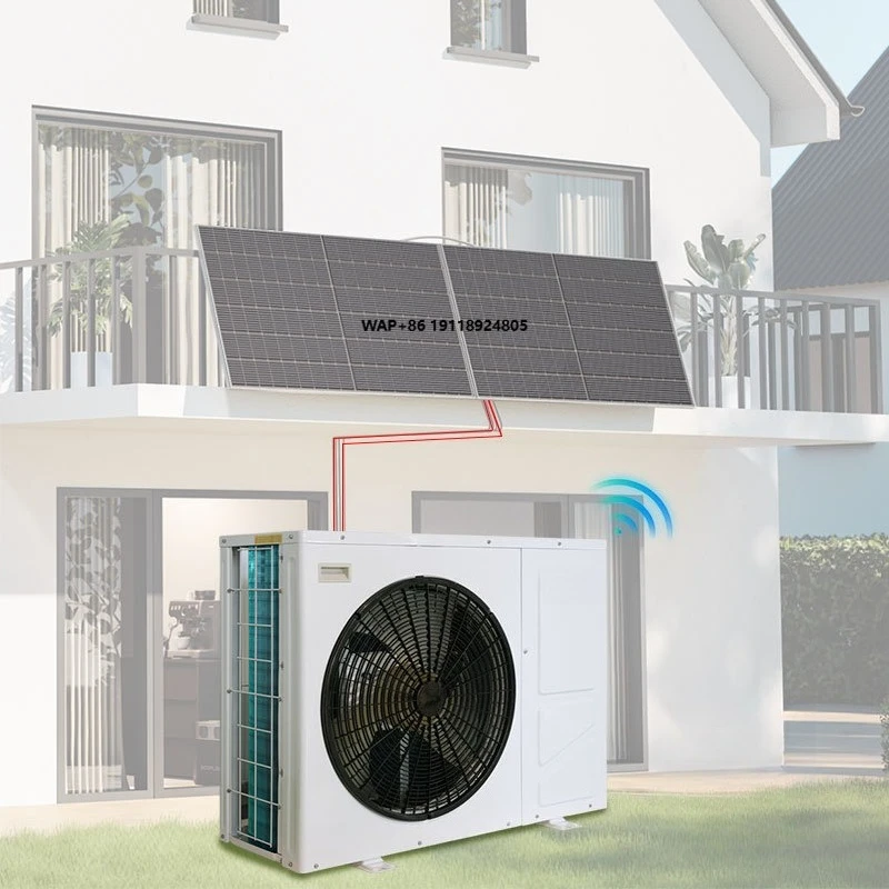 Multi-language Wifi 6kw 8kw 10kw Air Water Heat Pump DC Inverter Heating Pump for House Heating Cooling