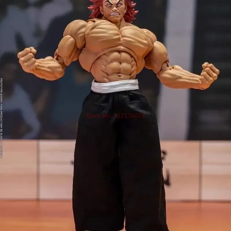 KO Storm Toys Hanma Yujiro Action Figure Figure St 1/12 Grappler Serie Anime Figures Movable Children Toys Decor Birthday Gift