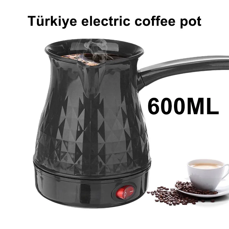 110V US 600ML Türkiye coffee electric kettle electric coffee kettle 600W dry proof mini boiling hand brewer