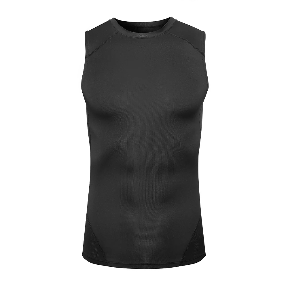 

Men's Quick-Dry Breathable Mesh Compression Vest for Running Basketball Gym Workout Training Activewear