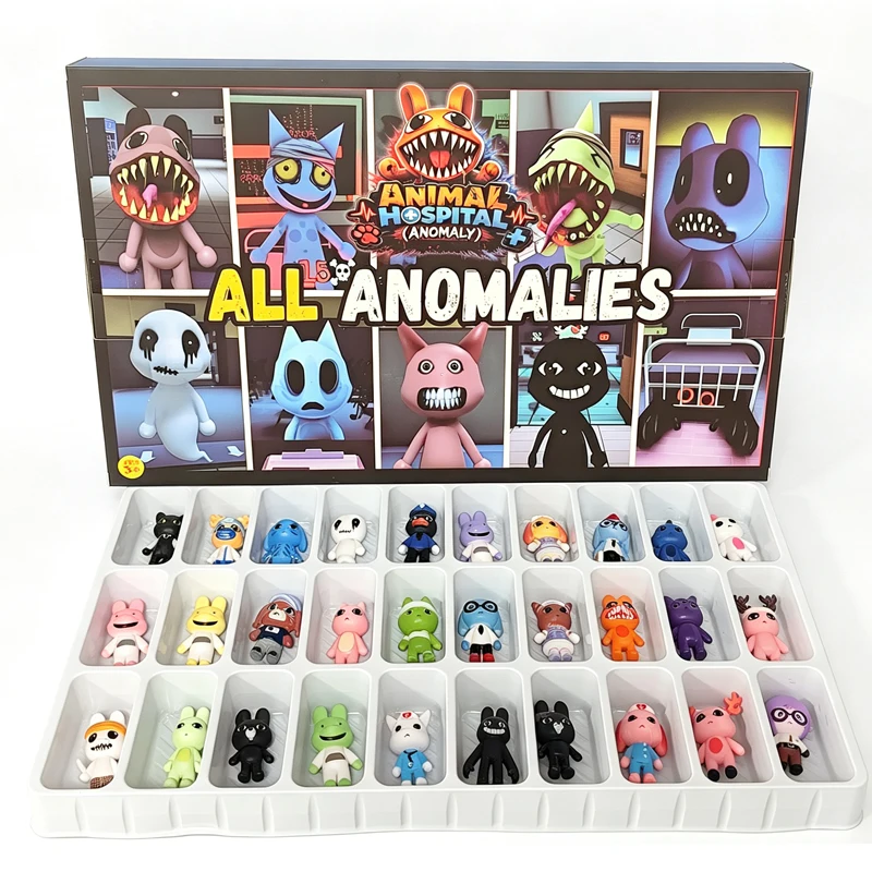 Action Figure Animal Hospital Model Mini PVC Toys Set Game Cartoon Anime Action Figures Toys