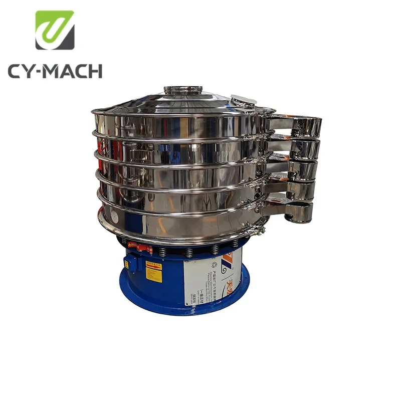 CY-MACH  Coconut milk powder rotary vibrating screen sieve sifter machine Fine Powder Vibration Screener