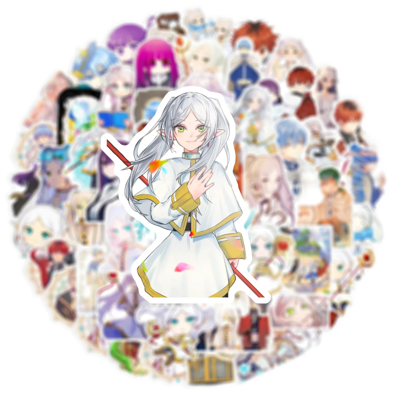 10/30/50pcs Japanese Anime Frieren At The Funeral Graffiti Sticker Laptop Diy Phone Case  Laptop Car Water Cup Kids Toys Sticker