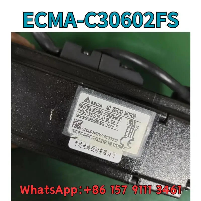 

Used Motor ECMA-C30602FS Test OK Fast Shipping