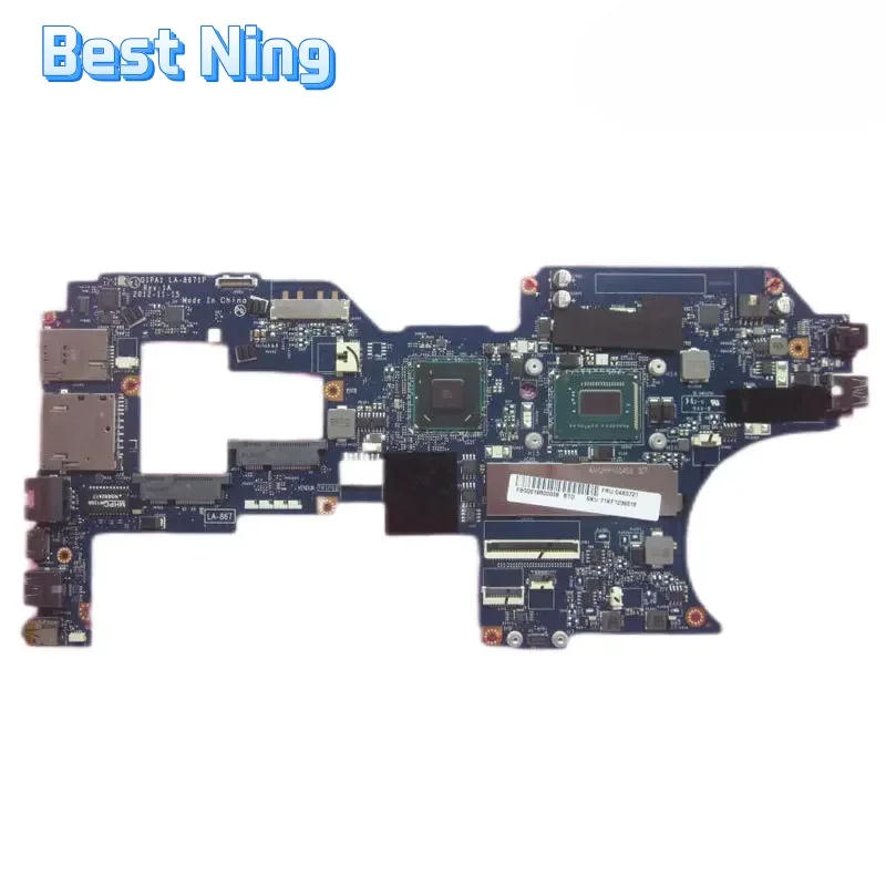 For Lenovo Thinkpad S230U Laptop Motherboard LA-8671P Notebook Mainboard CPU I3-3227U I5-3337U I7-3537U RAM 4G