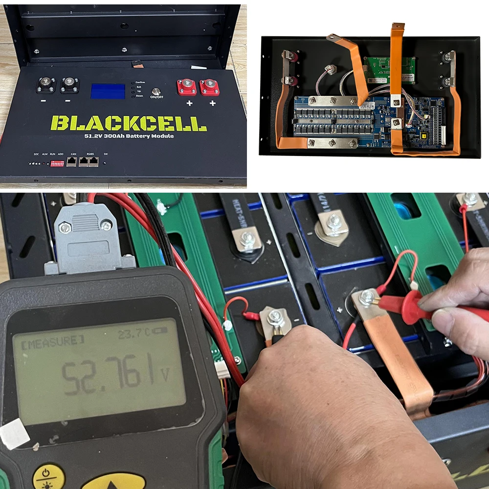 DIY 51.2v 280ah 302ah Solar Power Bank Lifepo4 Battery Empty Box/case Power Station with Inverter Solar Panel view 4