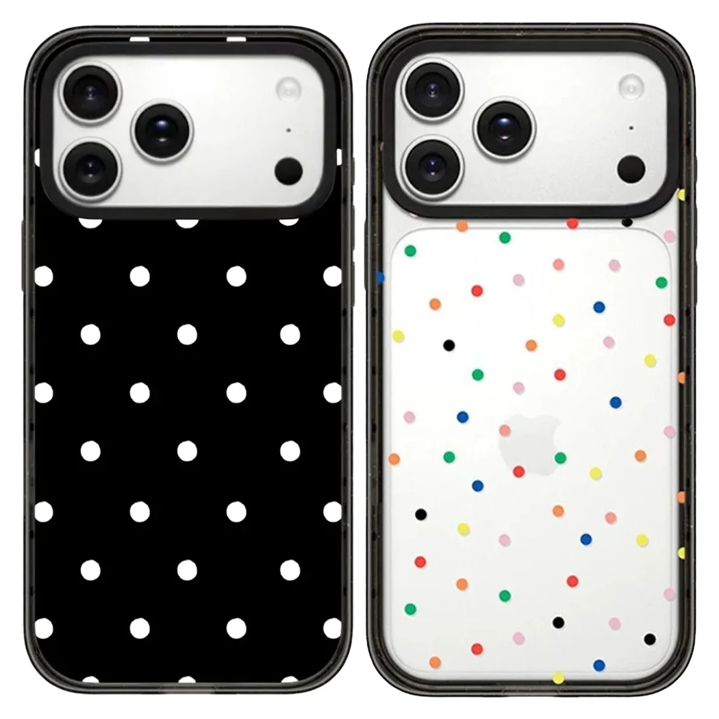 

5110432 Acrylic Black Border Magnetic Case: Compatible with IPhone 17 16 15 14 13 12 Pro Max 17 Air