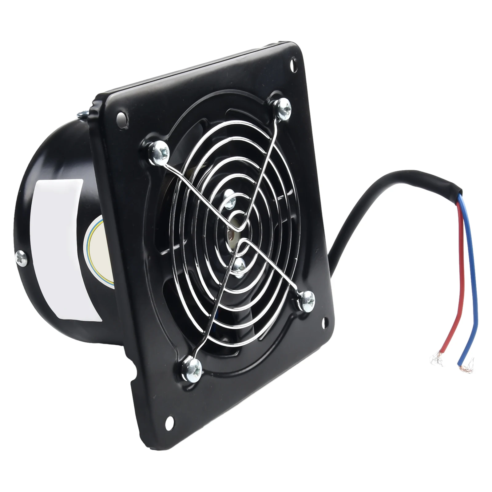 4 Inch Industrial Axial For Exhaust Fan 100mm Stainless Steel High Airflow Low Noise For Garage Workshop Warehouse Ventilation