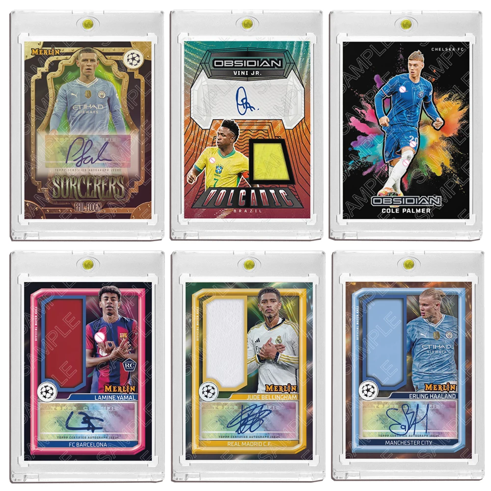 PANINI домашний DIY Vinicius Alvarez Palmer Foden Jamal Haaland Bellingham фирменный патч коллекционные карты подарок на день рождения