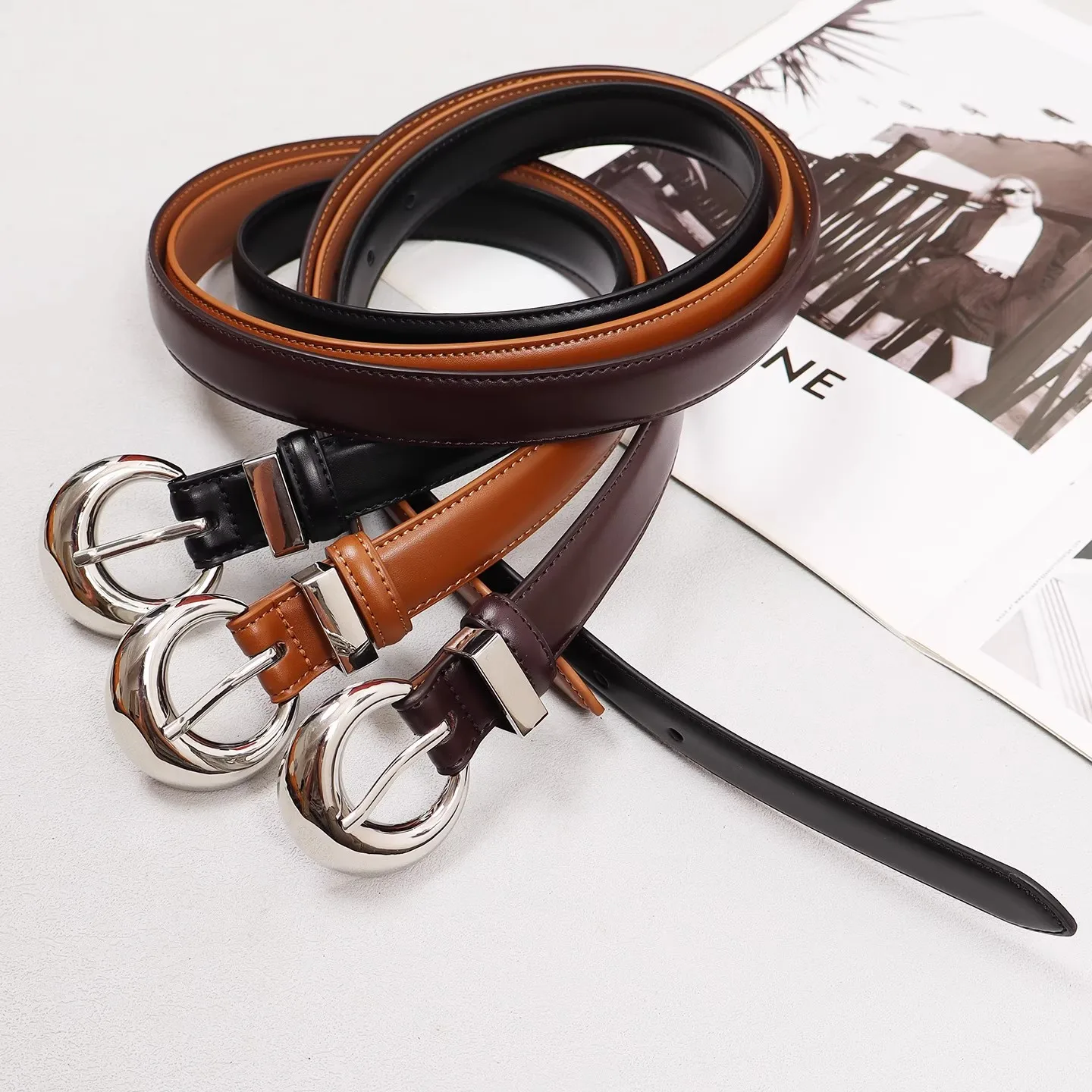 

Женские винтажные пояса из натуральной кожи, женское платье, корсеты, поясные ремни, украшения, узкий ремень R2293