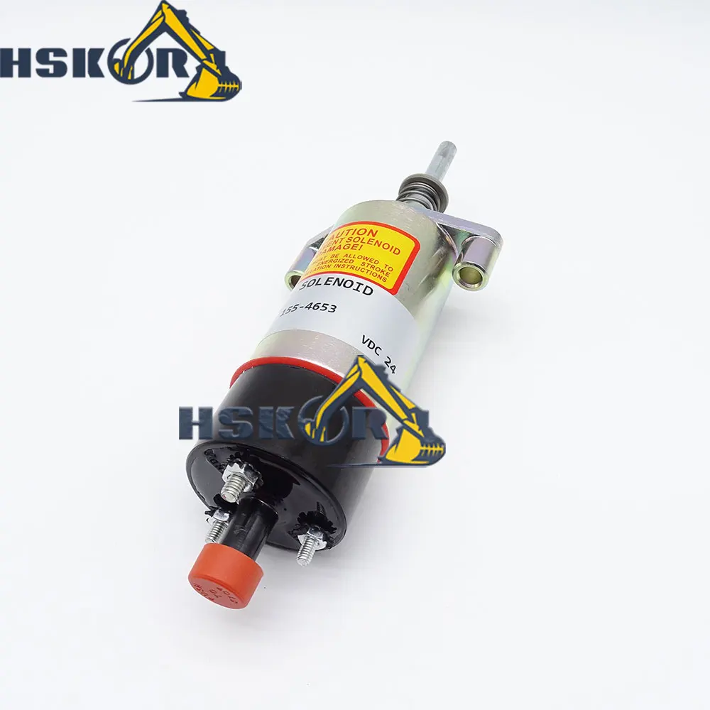 155-4653 1554653 24V Stop Shutoff Solenoid  for CAT for CATerpillar E330B E330C E330 973C HSKOR high quality