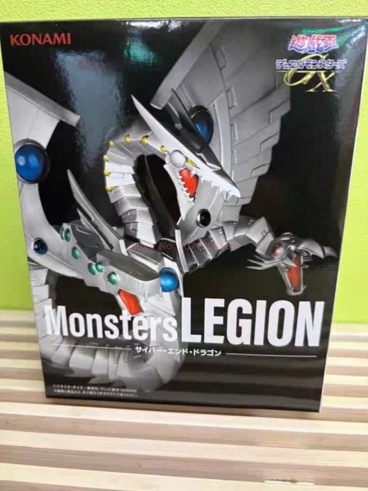 Genuine Anime Toy Konami Yu Gi Oh! Monsters Legion Cyber End Dragon Figure Model Collection Hot Blooded Manga Boy Birthday Gift
