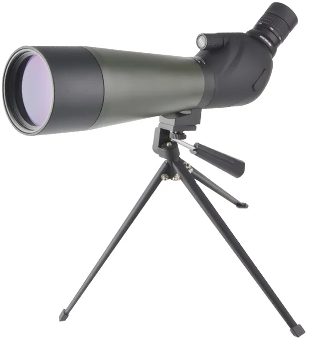 20-60x80 Cannocchiale impermeabile Cannocchiale per birdwatching Telescopio esterno Doppia messa a fuoco