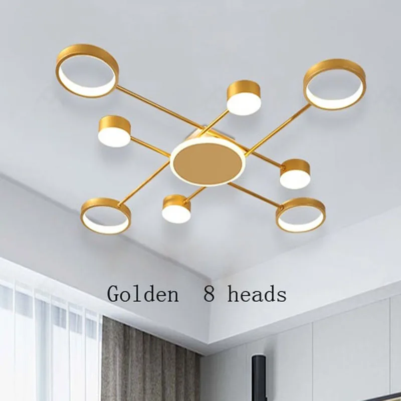 

Living room lamp Nordic light luxury simple modern ceiling chandelier new atmosphere creative home master bedroom lamps