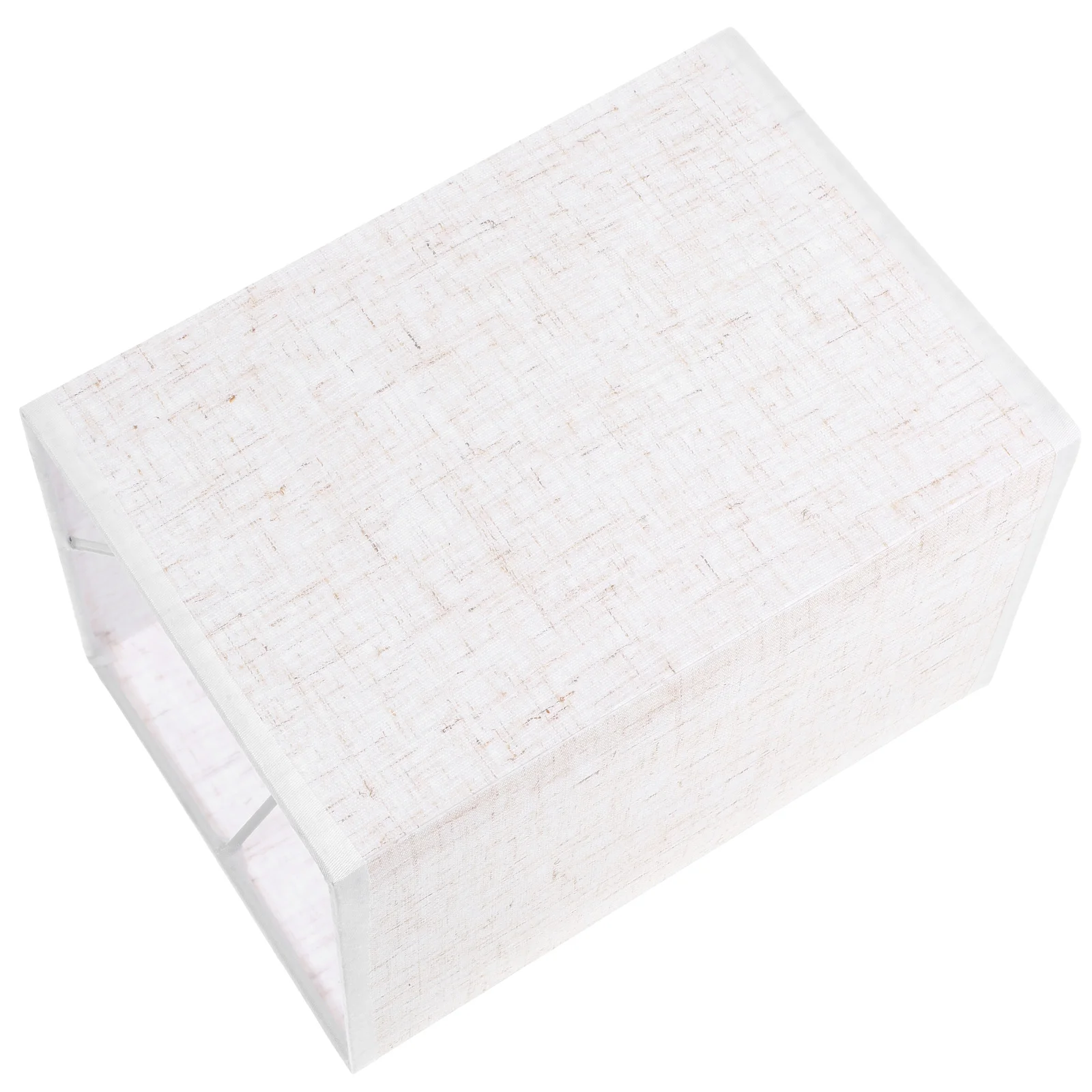 

Lamp Shade Square Linen Cream Table Bottom Mount Rustic Decor Rectangular Floor Lamp Shades Soft Lighting Bedroom Living Room
