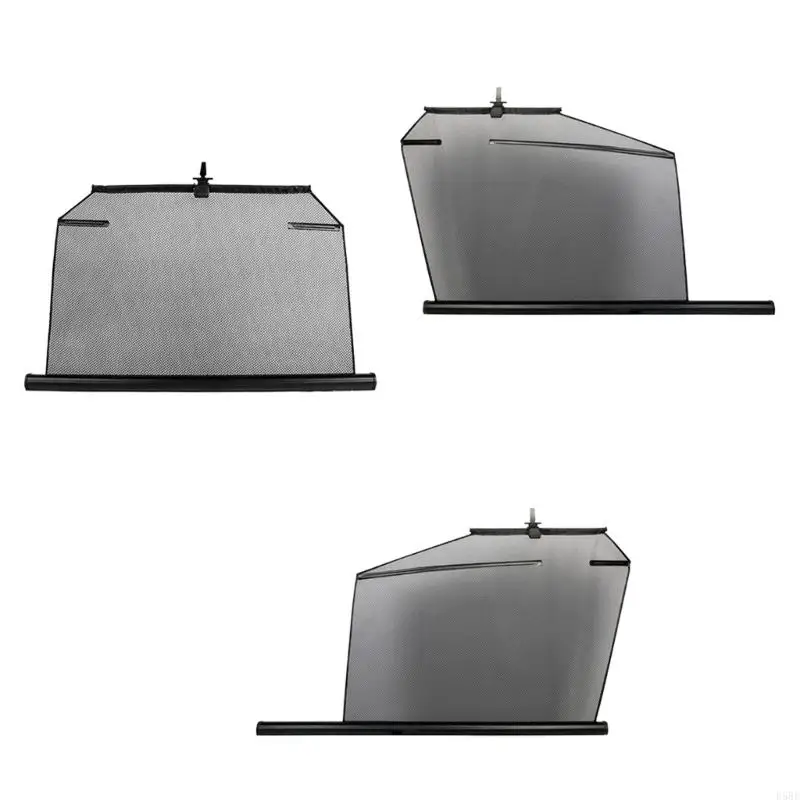 

D5BE Upgrades Car Side Window Shade Easy Installation Convenient Single Unit Auto Sun Shielding Plastic for Multiple Vehicle