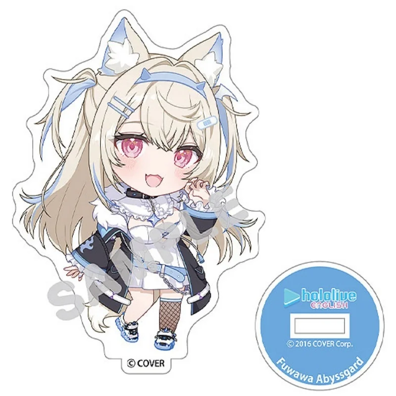 Virtual YouTuber Hololive Production IRyS Ouro Kronii Q-Style Acrylic Stand Model Plate Keychains Desk Decorations
