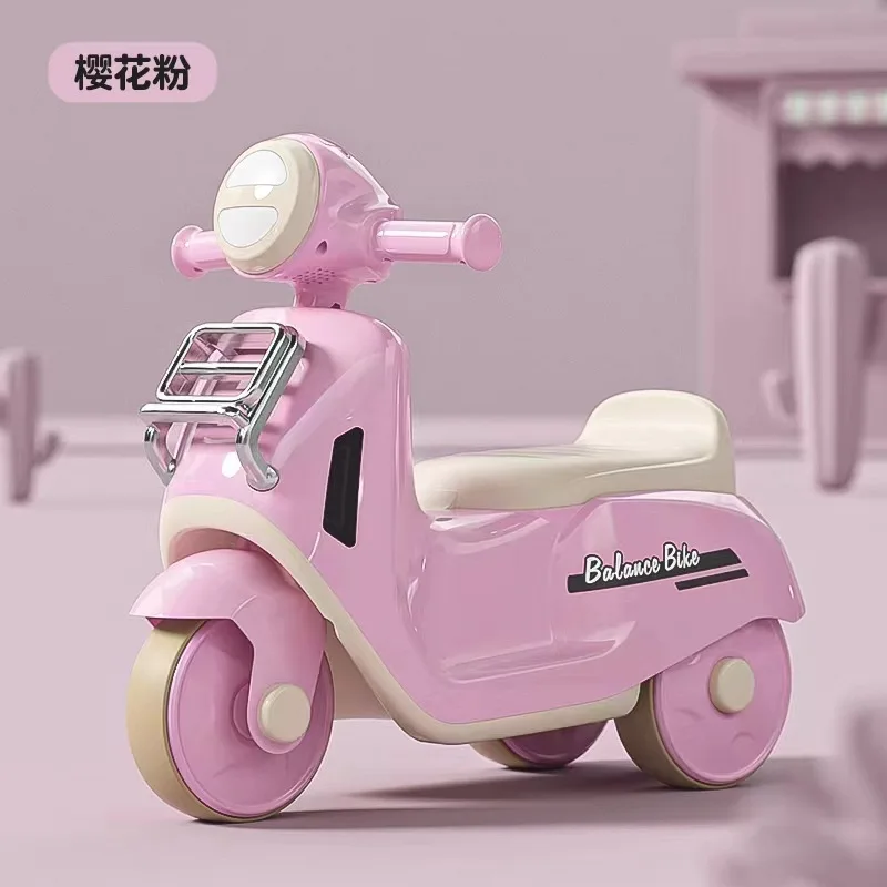 New Mulan balance car, boys and girls walker, three-wheeled scooter, baby birthday gift, gift for