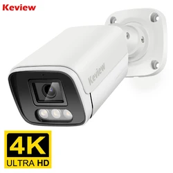 8MP 4K POE IP Camera Audio Outdoor H.265 Onvif Metal Bullet CCTV Home 4MP Color Night Vision Security Camera