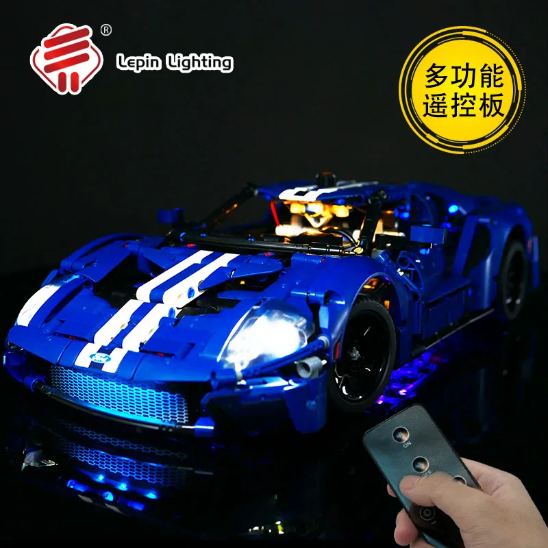 LP building block lighting is suitable for LEGO 42154 mechanical set Ford GT sports car LED modified remote control lighting