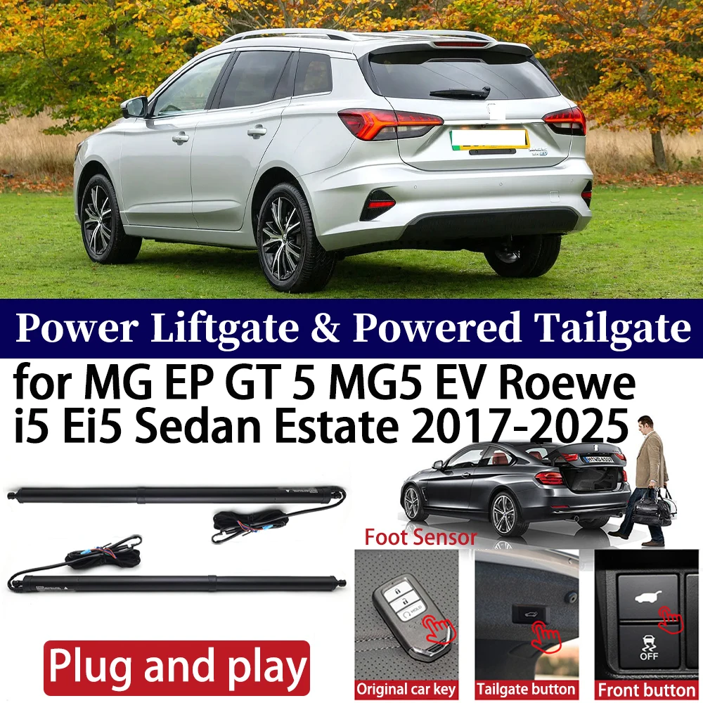 for MG EP GT 5 MG5 EV Roewe i5 Ei5 Sedan Estate 2017-2025 Car Electric Tailgate Kit Automatic Boot Lift Power Liftgate System