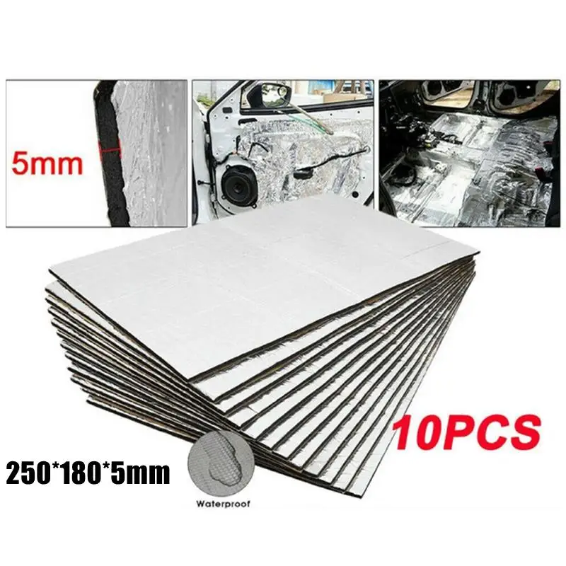 5 مللي متر سيارة عزل الصوت لوحة العزل امتصاص الصدمات هود جدار الحماية عزل الصوت العزل الحراري لوحات امتصاص الصدمات #2