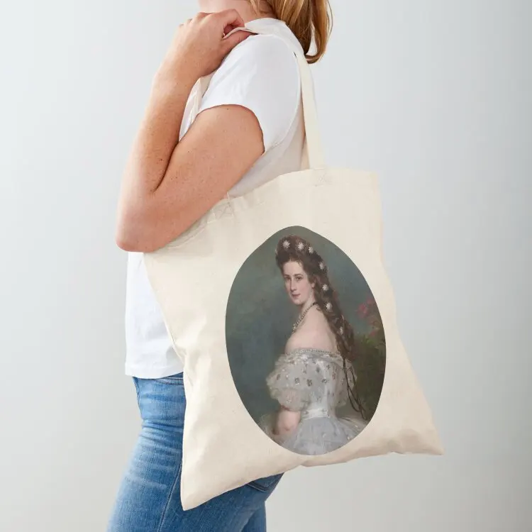 

Empress Sisi Elisabeth of Austria (1865) - Franz Xaver Winterhalter Tote Bag personalized tote hand bag ladies Women's bags