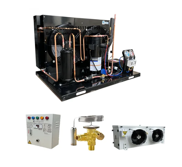 Easy Maintenance Wall-mounted Evaporative air Cooler Cool Room Freezer Refrigeration Unit with Control Box and Expansion Valve