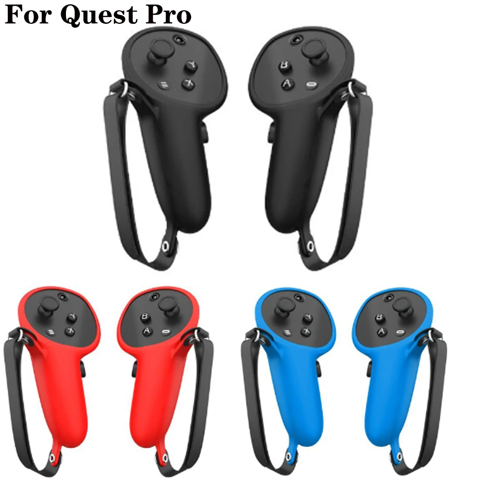 Handle Protective Cover For Meta Quest Pro Anti-slip Touch Controller Silicone Cover Handle Grip For Quest Pro VR Accessories