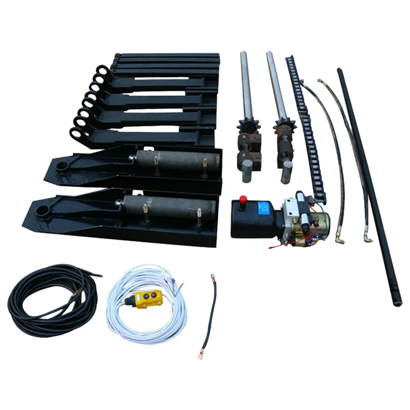 Environmental protection dump truck closed system, sanitation truck dump truck covered power unit accessories
