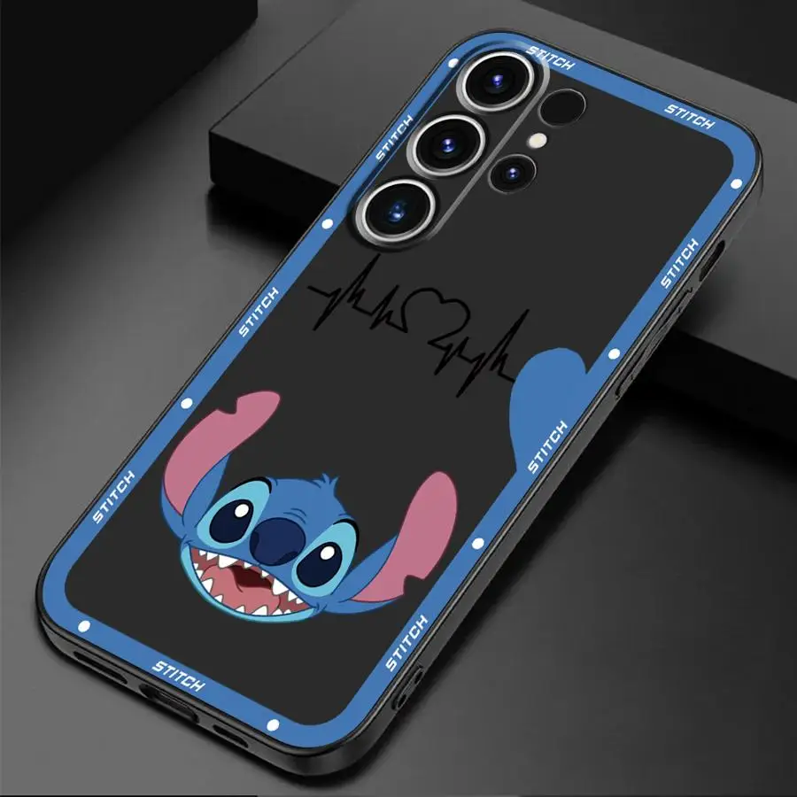 Disney Stitch Angle Lover phone Case for Galaxy Note 20Ultra 10Plus 10Lite 9 8 S10 4G S10e S10 Plus S10 5G S10 Lite S8 S9 Plus