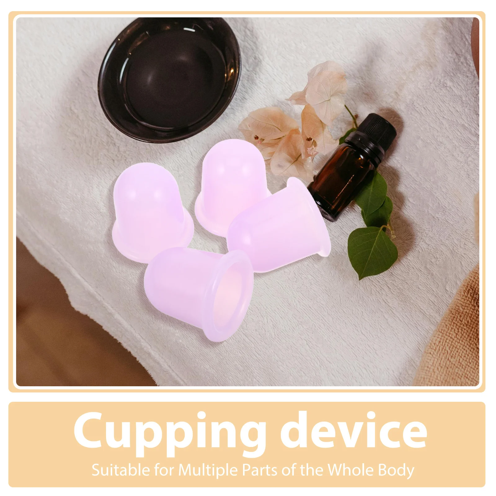 4 قطع من أدوات التجميل لجهاز تدليك الحجامة في المنزل، أداة الوجه، أدوات يدوية