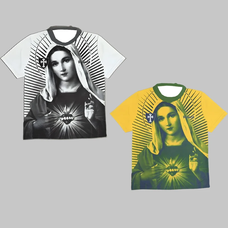 

Уличная футболка для мужчин и женщин, стиль Харадзюку тысячелетия, готический хип-хоп, топ с короткими рукавами и цифровым принтом