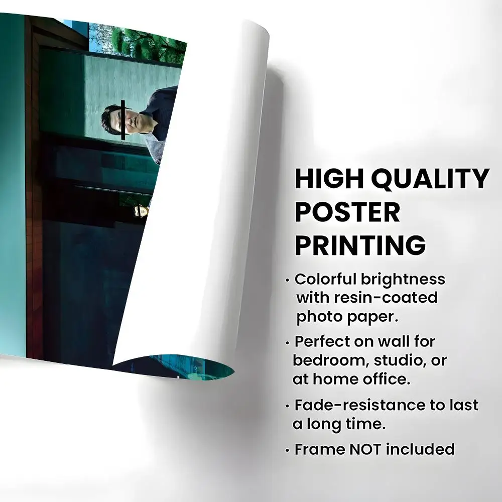 Movie Parasite Poster High-definition  poster stickers, suitable for bedroom, living room, home decoration