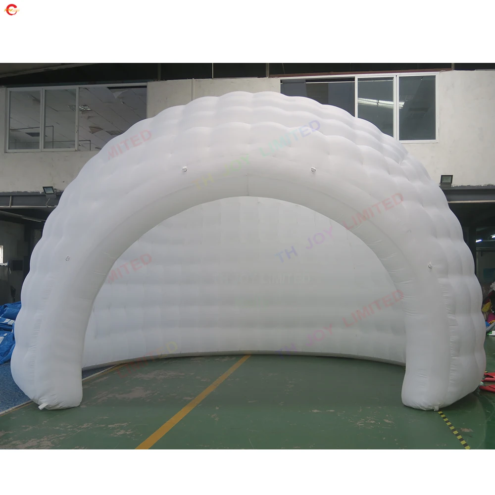 4M/5M/6M Dia สีขาวเต็นท์โดมพอง Windows Air Inflatable Stage เต็นท์คอนเสิร์ตเต็นท์สําหรับขาย