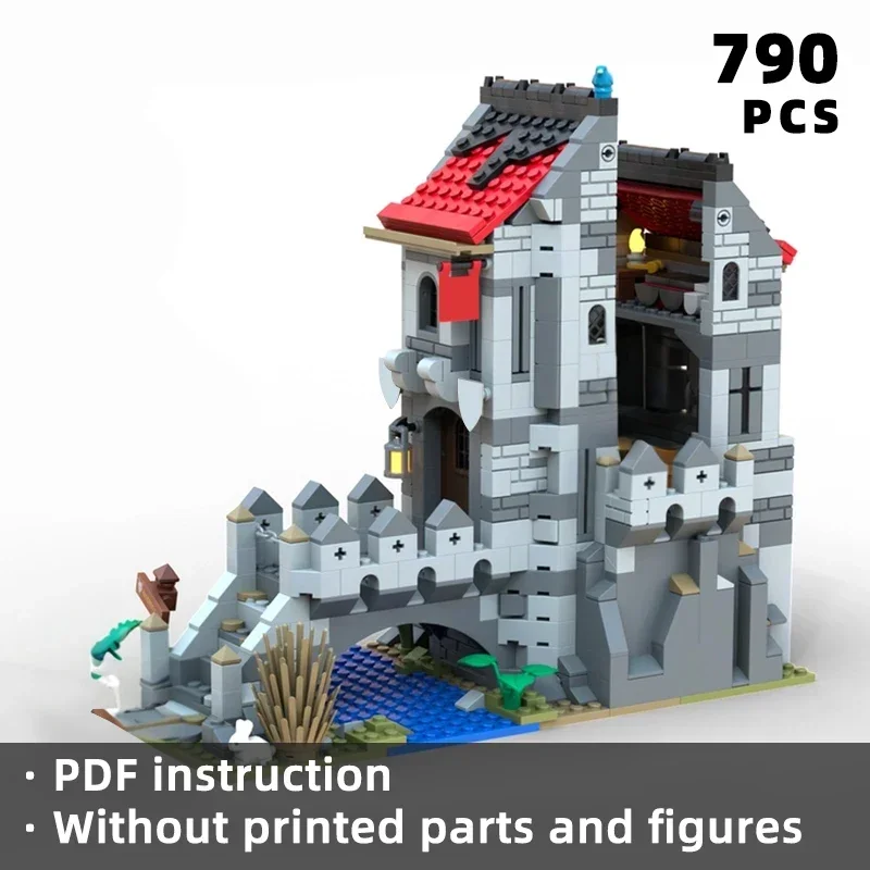 

medieval wraith watchtower bricks treasure blocks bridge modular castle building moc house architecture unique display klocki