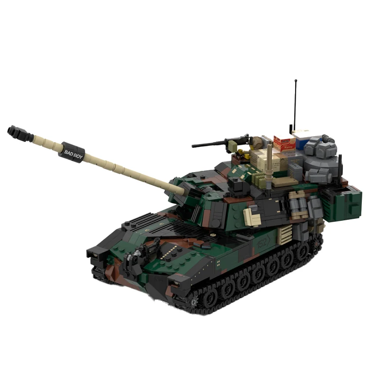 MOC US Military Serie M109A6 PALADIN Kampfpanzer Montage Modell Baustein Technologie Ziegel Kinder Puzzle Geschenk