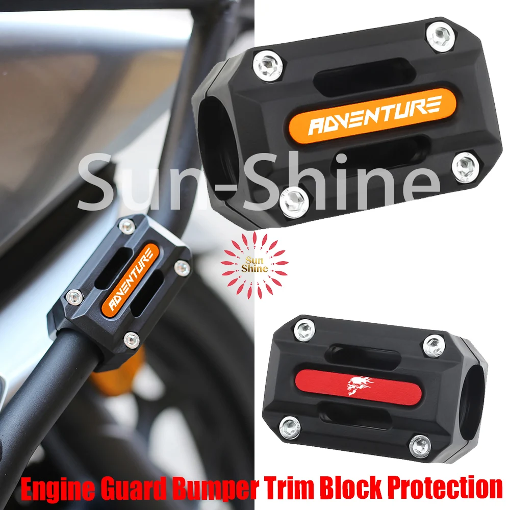 

Логотип для KTM 390 790 890 990 1090 1290 Adventure ADV защита двигателя, защитный блок бампера двигателя, аксессуары для мотоциклов