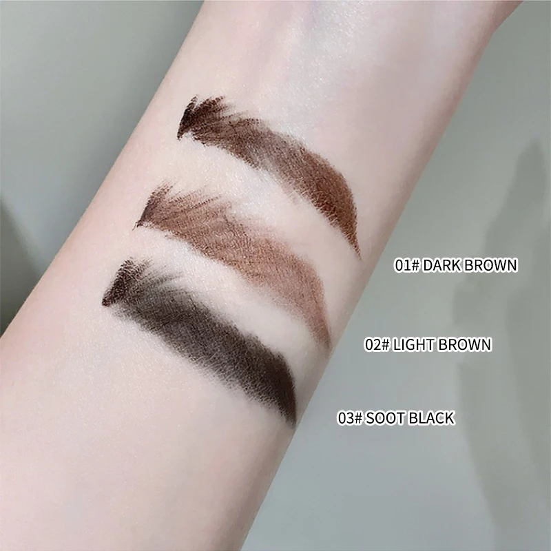 Two-in-one eyebrow cream and eyebrow gel, wild eyebrows from Europe and America, shaping and thickening eyebrow gel