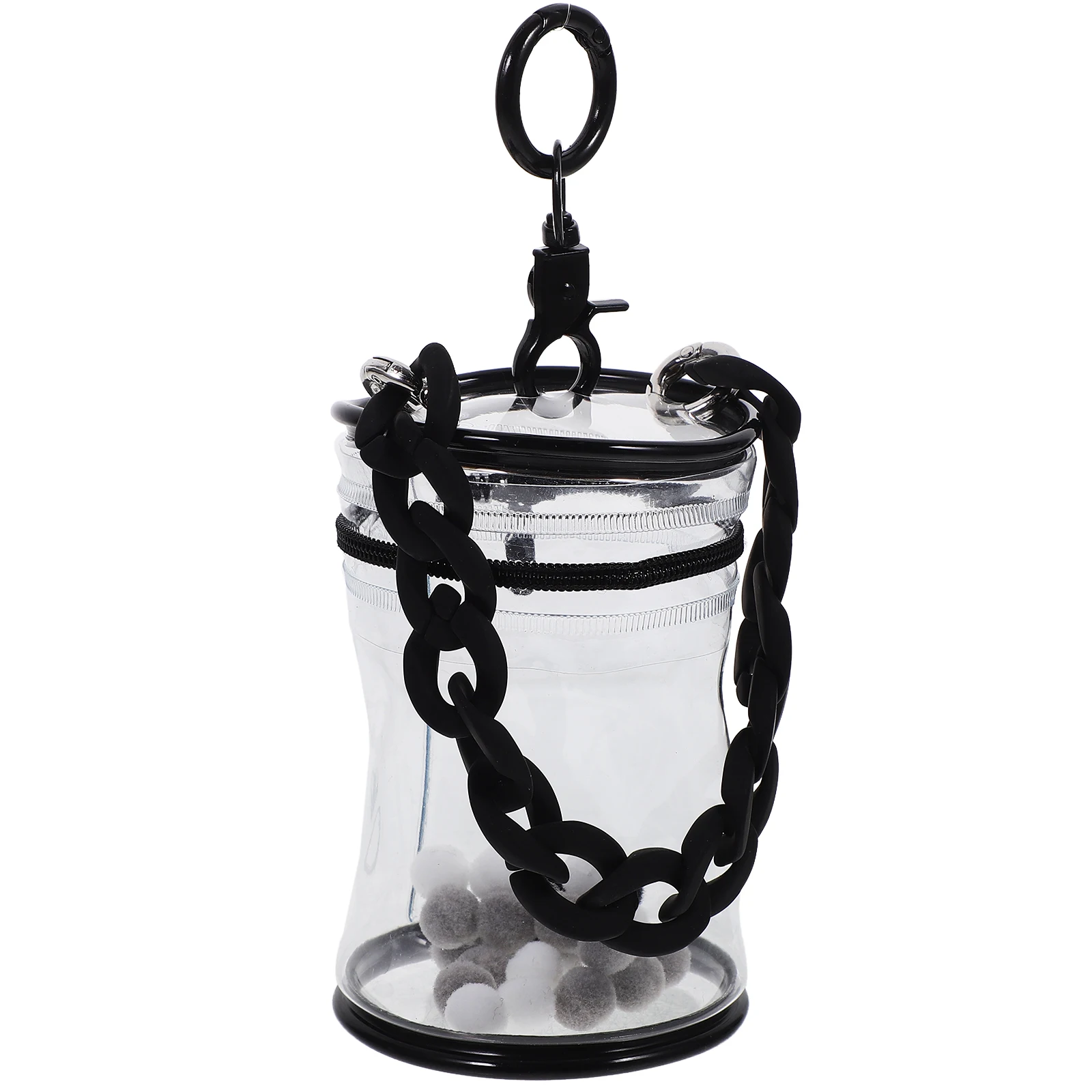 PVC ใสกระเป๋าถือ CLEAR MINI จอแสดงผลน้ําหนักเบาแบบพกพาขนาดเล็กกระเป๋าแฟชั่นน้ํา