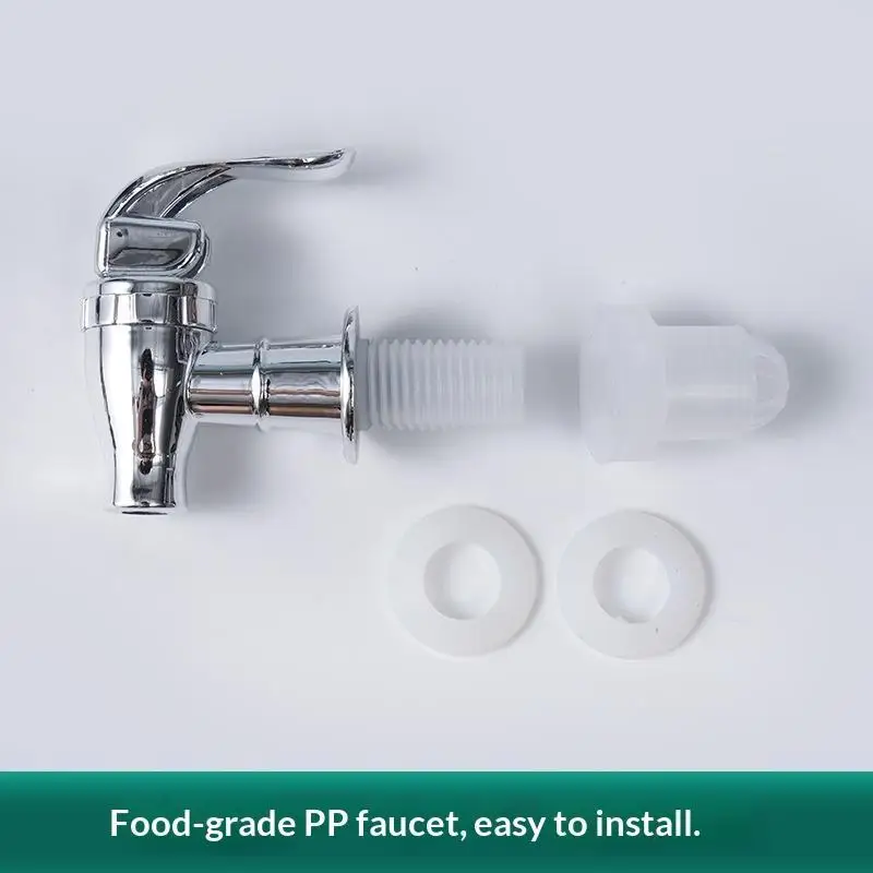 .Hot-Food Grade Electroplated Plastic Beverage Faucet Cans Juice Dispenser Containers Bucket Tap Switch Valve For Home Bar Use