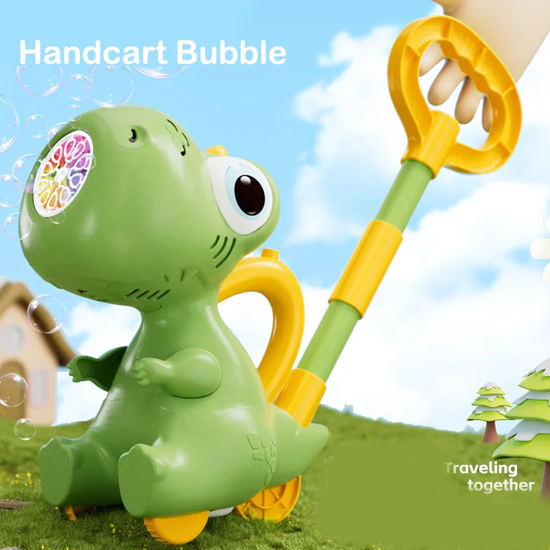 幼児用プッシュウォーカー、プラスチック製バブルカーマシン、ブルドーザー、プッシュアロングウォーキングトイ、子供用自動ソープ、屋外パーティーゲーム、子供向け