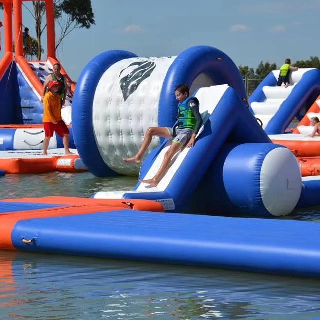 New Design Aqua Sports Bouncer Castle Large Inflatable Floating Water Park Equipment for Amusement