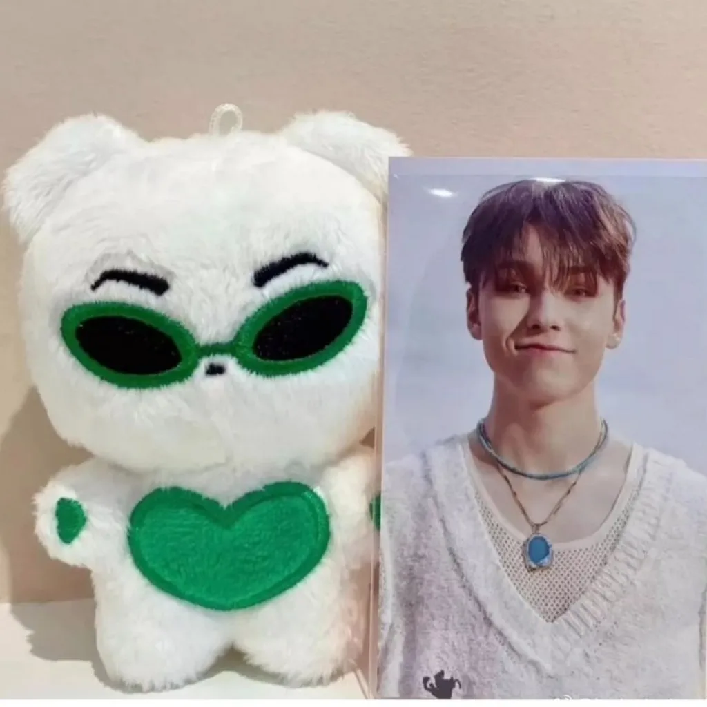 Kpop Idol VERNON  Plush Doll Keyring Cute Cartoon Plush Keychains