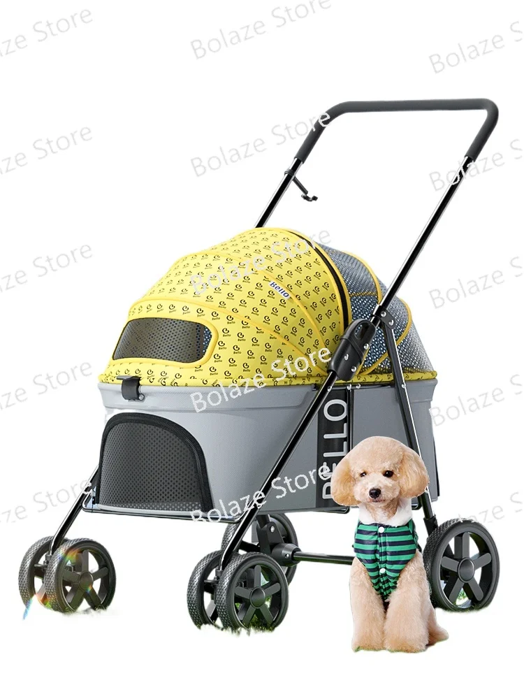 

Pet car Dog walk Cat car Pet car Light fold walk corgi