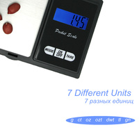 500g 0.01g Jewelry Mini Stainless Steel Electronic Scale Digital Pocket Scale Gold Gram Balance Weight Scale Portable