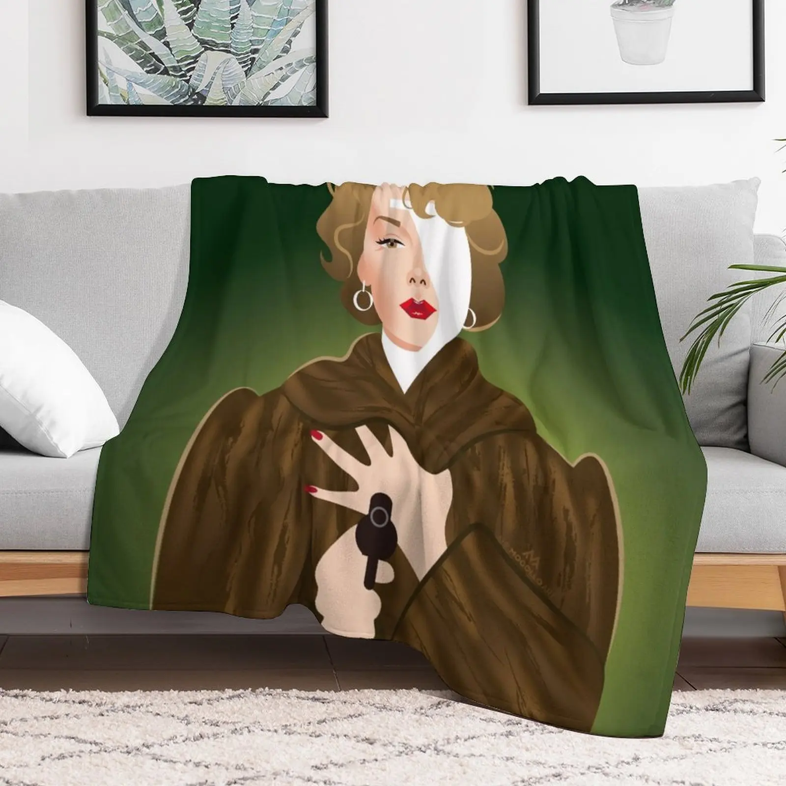 Debby - The Big Heat Throw Blanket Stylish Decor Blanket Gift for Friends Roommate